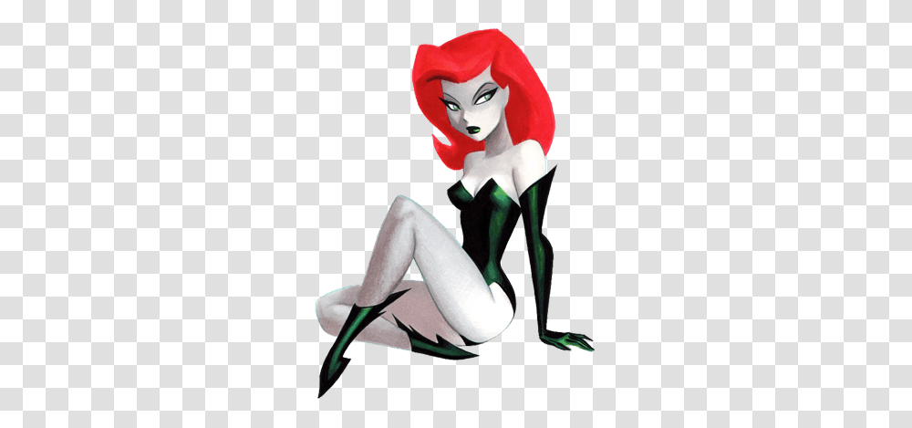 Poison Ivy Poison Ivy New Batman Adventures, Art, Person, Figurine, Elf Transparent Png