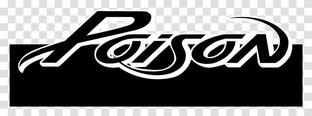 Poison Logo Black And White Poison Logos, Label, Calligraphy, Handwriting Transparent Png