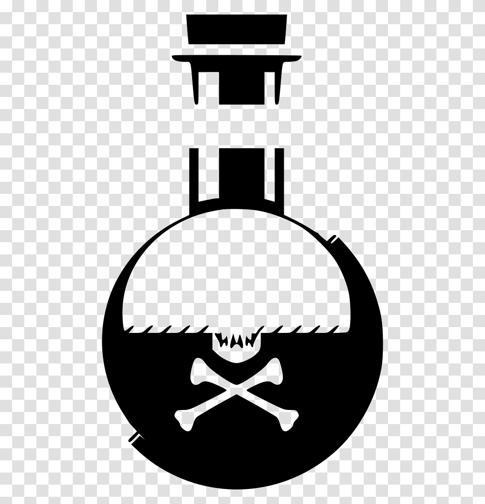 Poison Skull Prison Death Emblem, Stencil, Label Transparent Png