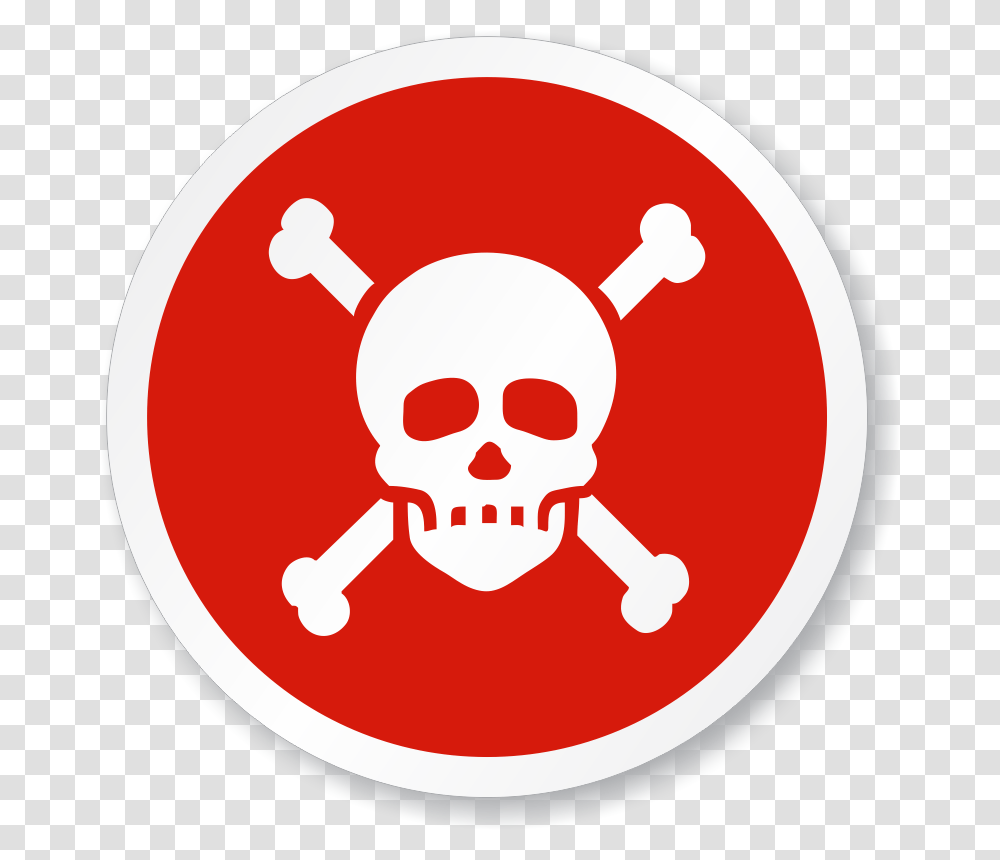 Poison Symbol Red, Pirate, Logo, Trademark Transparent Png