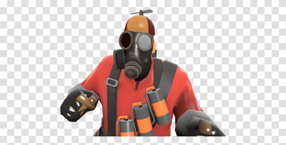 Pojoman Tf2 Pyro Propeller Hat, Weapon, Weaponry, Person, Human Transparent Png