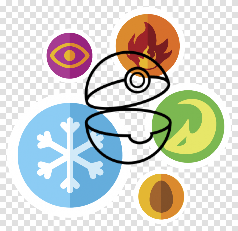 Pokeball Icon Grass Type Pokemon Logo Transparent Png