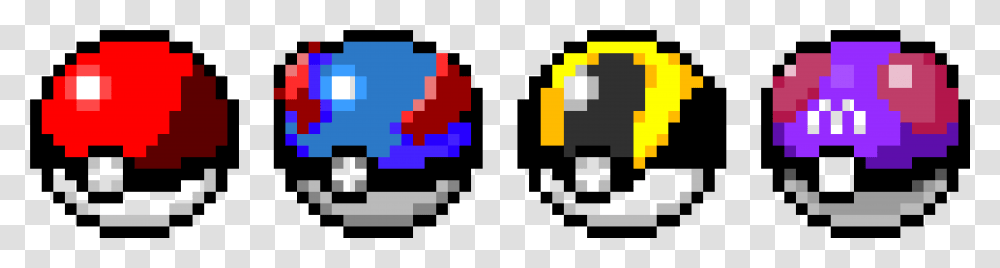 Pokeball, Pac Man Transparent Png