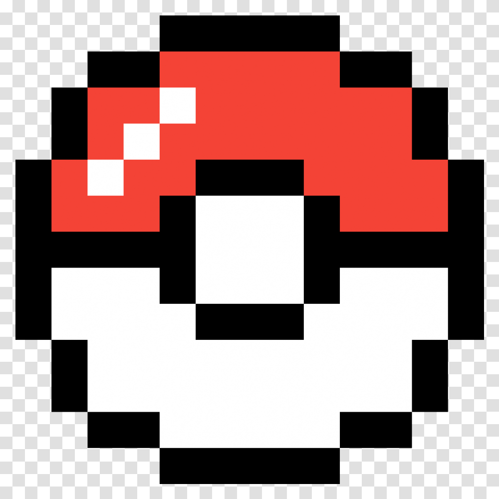 Pokeball Pixel Art, First Aid, Pac Man, Logo Transparent Png