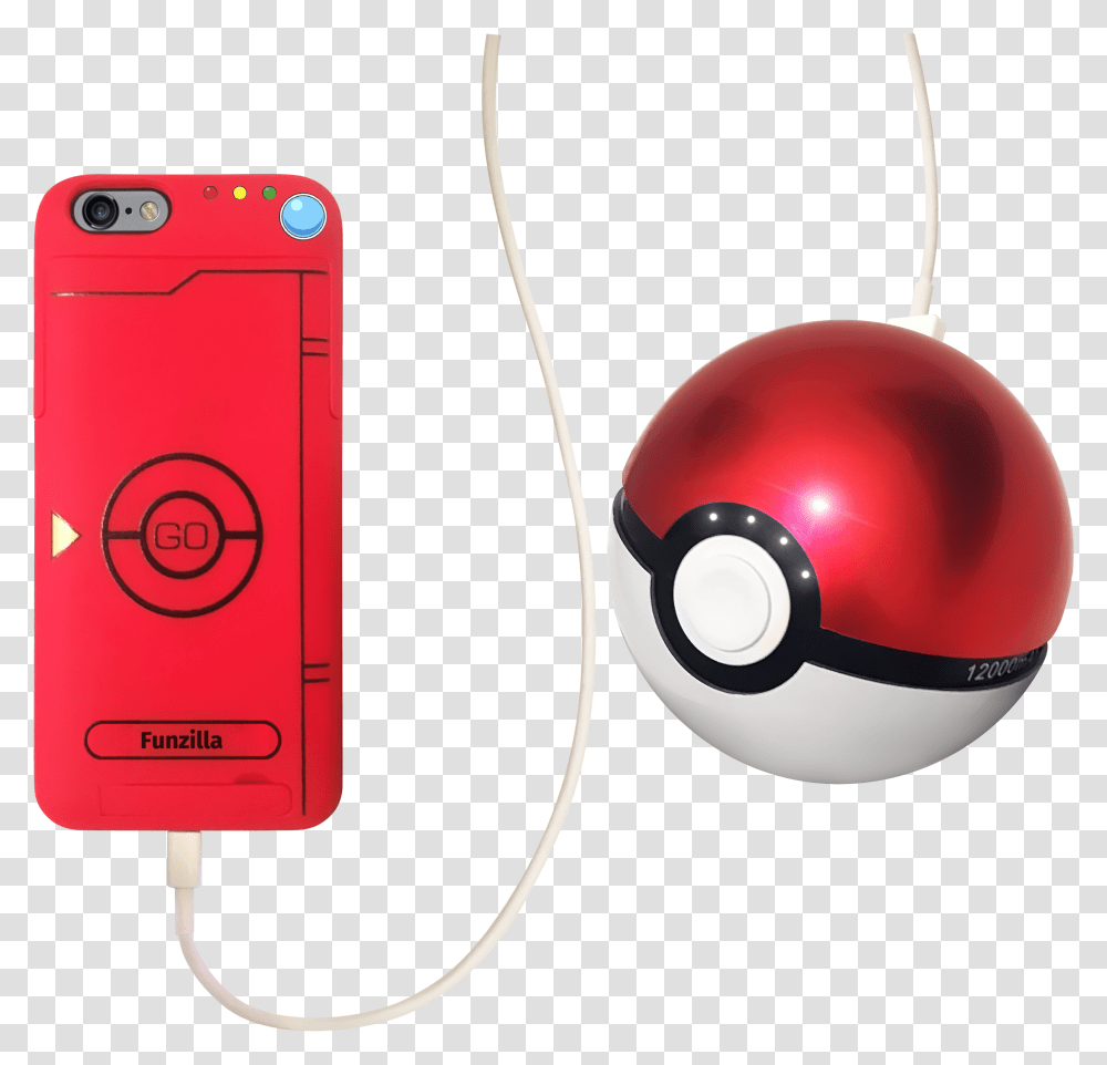 Pokeball Power Bank Download Headphones, Electronics, Mobile Phone, Cell Phone, Ipod Transparent Png