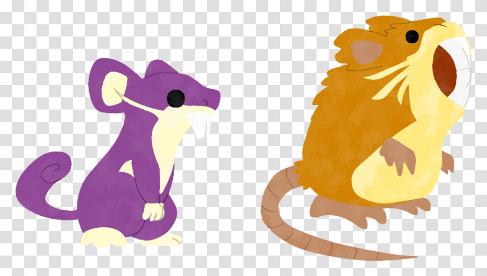 Pokemon 019 Animal Figure, Mammal, Bird, Rodent, Pet Transparent Png