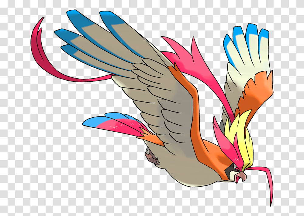 Pokemon 10018 Shiny Mega Pidgeot Pokemon Pidgeot Mega Evolution, Bird, Animal, Eagle, Flying Transparent Png
