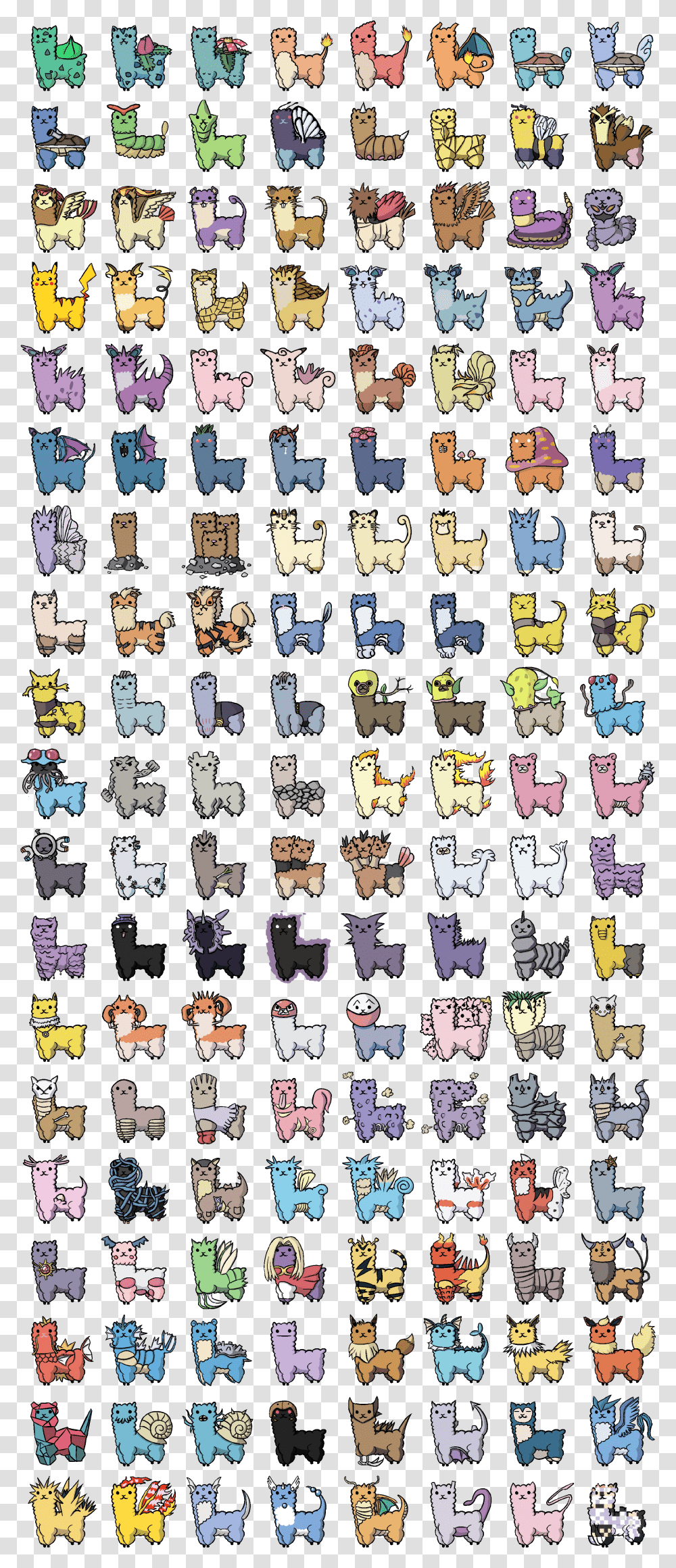 Pokemon 1st And 2nd Gen, Jigsaw Puzzle, Game, Rug Transparent Png