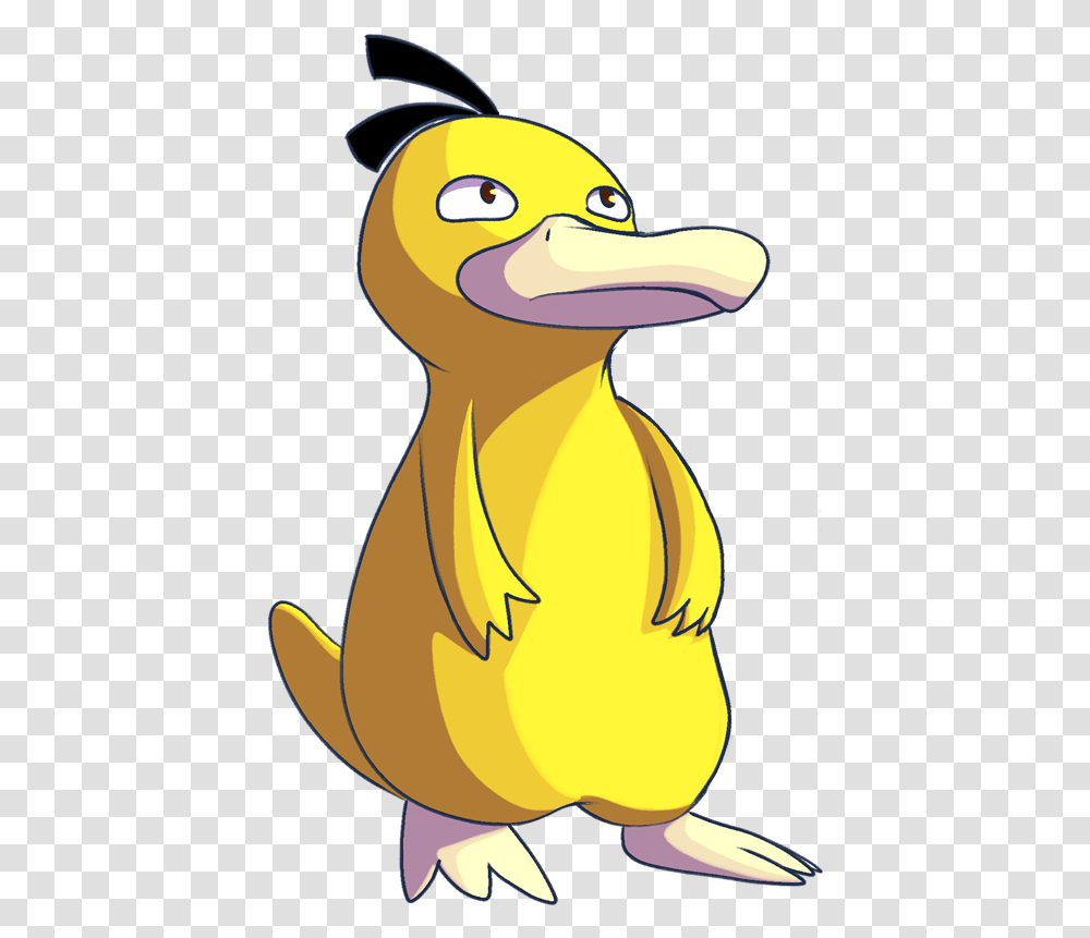 Pokemon 2054 Shiny Psyduck Pokedex Duck Pokemon, Animal, Bird, Dodo, Beak Transparent Png