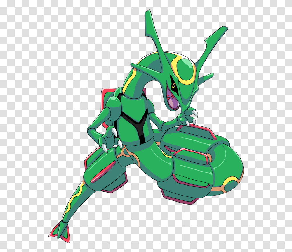 Pokemon 2384 Shiny Rayquaza Pokedex Rayquaza Hd, Robot, Lawn Mower, Tool, Overwatch Transparent Png