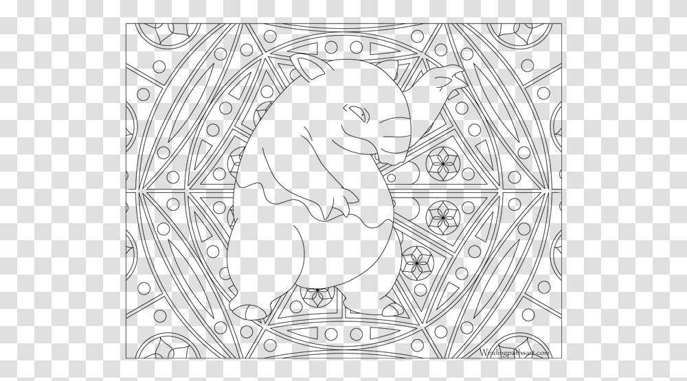 Pokemon Adult Colouring Pages, Gray, World Of Warcraft Transparent Png