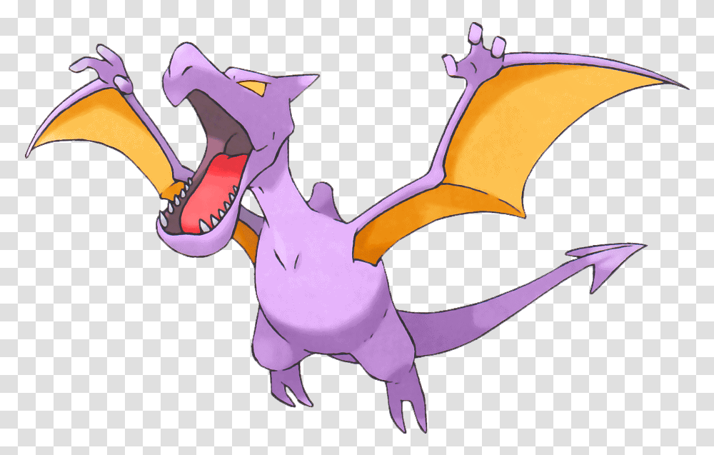 Pokemon Aerodactyl Image With No Pokemon Aerodactyl, Dragon, Animal, Dinosaur, Reptile Transparent Png