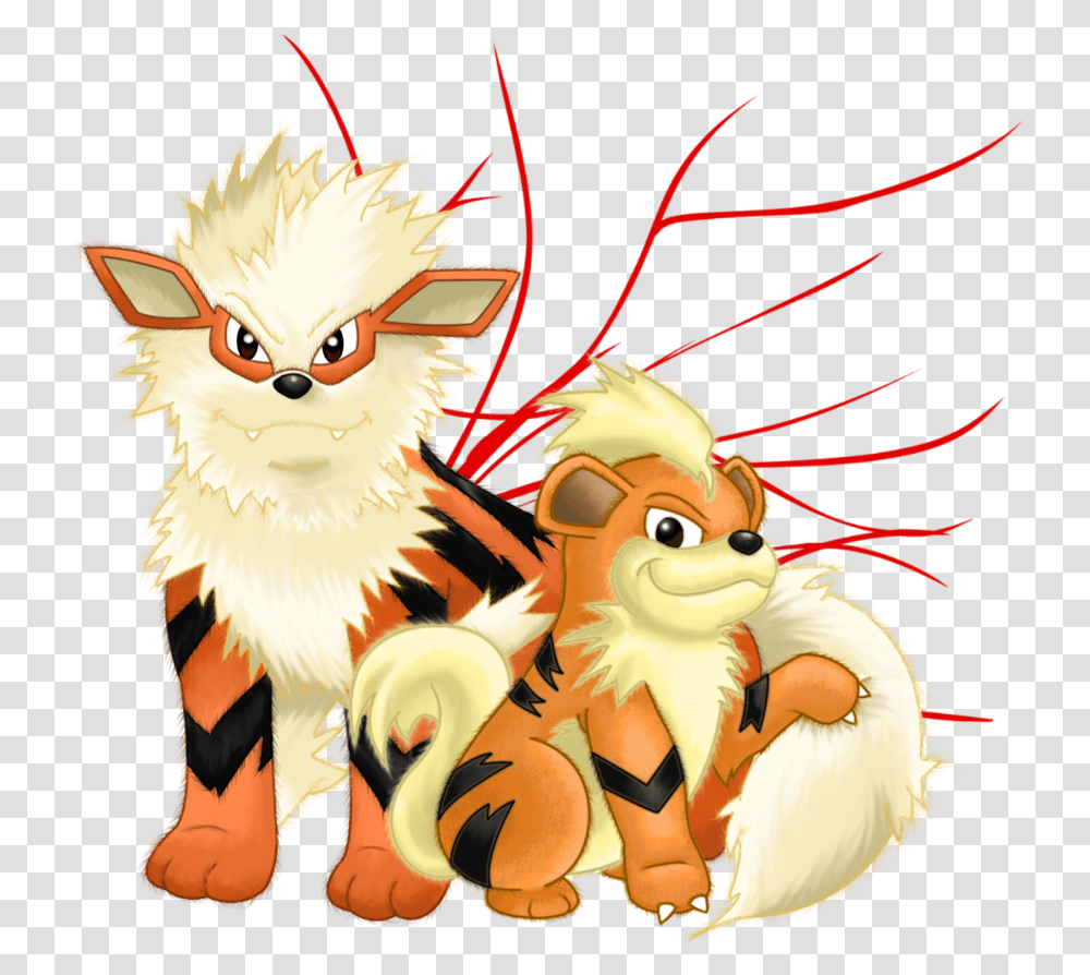 Pokemon Arcanine Wallpaper Arcanine And Growlithe, Toy, Animal Transparent Png