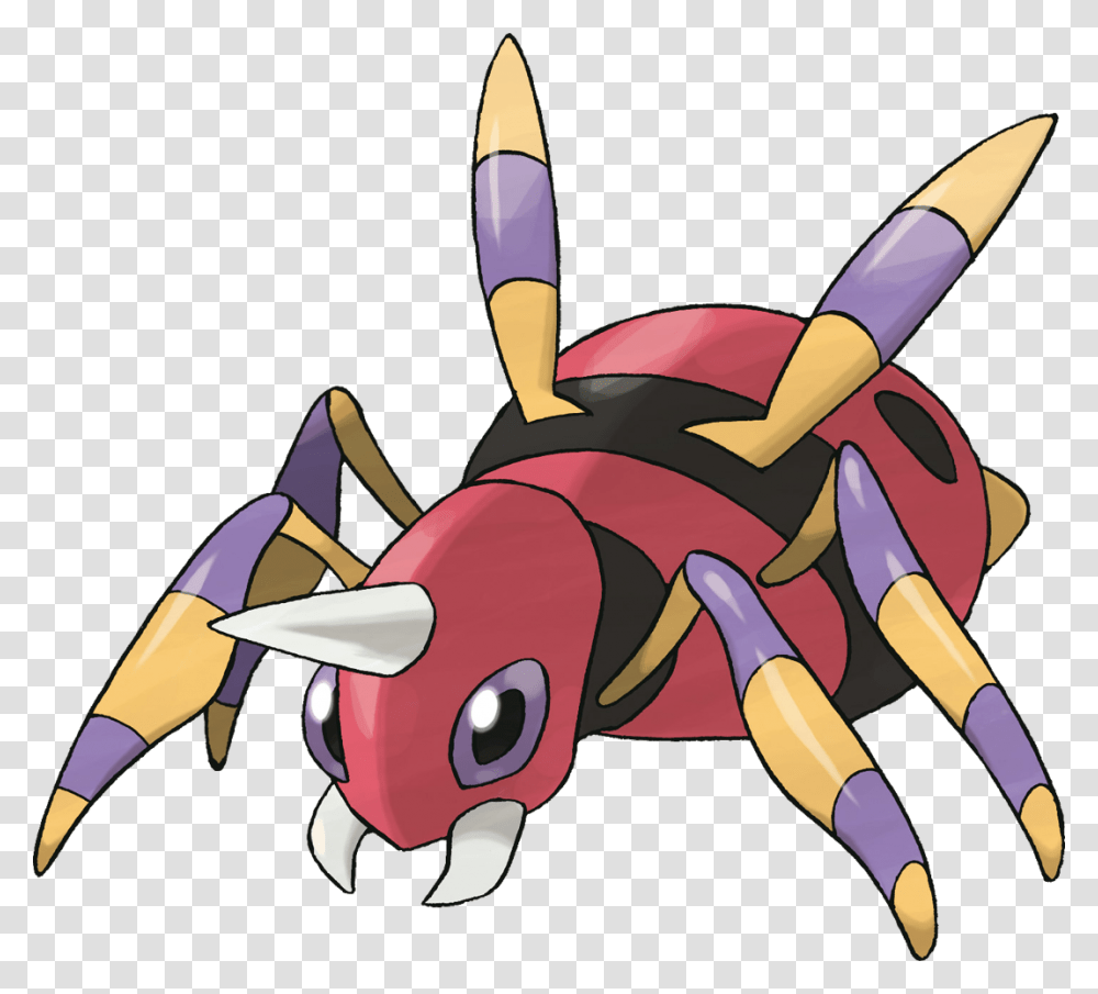 Pokemon Ariados, Crayon, Pencil Transparent Png