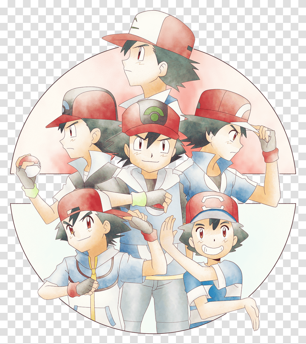 Pokemon Ash Ketchum Cartoon, Comics, Book, Person, Human Transparent Png