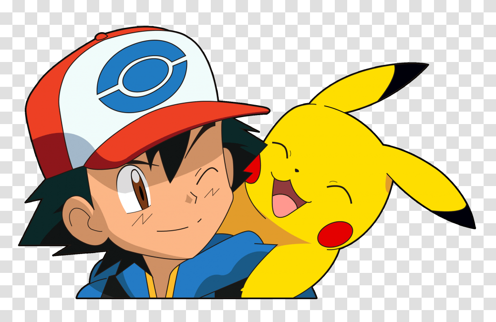 Pokemon Ash Pic, Hug Transparent Png