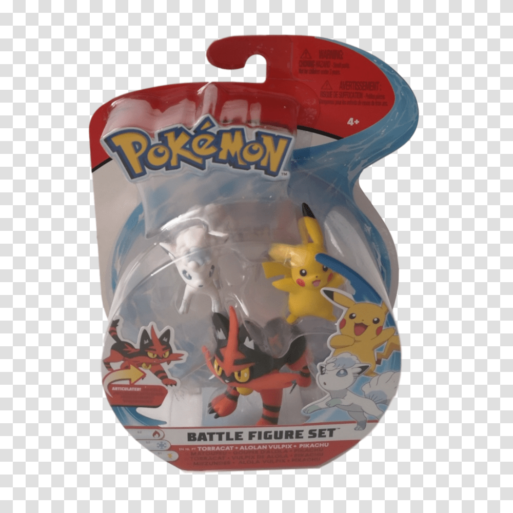 Pokemon Battle Figure Set Torracat Alolan Vulpix Pikachu Epic Battle Figure Venusaur, Diaper, Clothing, Apparel, Toy Transparent Png