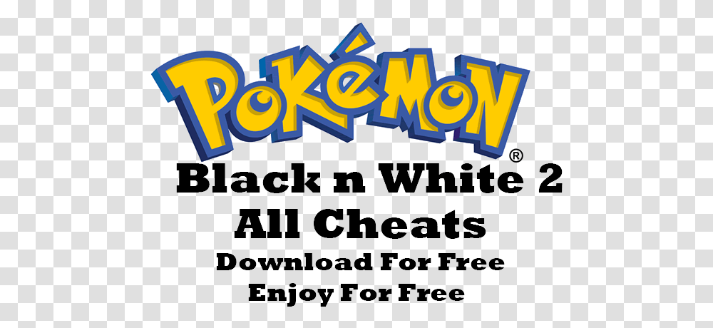 Pokemon Black And White 2 Cheats Codes Pokemon Go Eevee Logo, Word, Text, Alphabet, Symbol Transparent Png