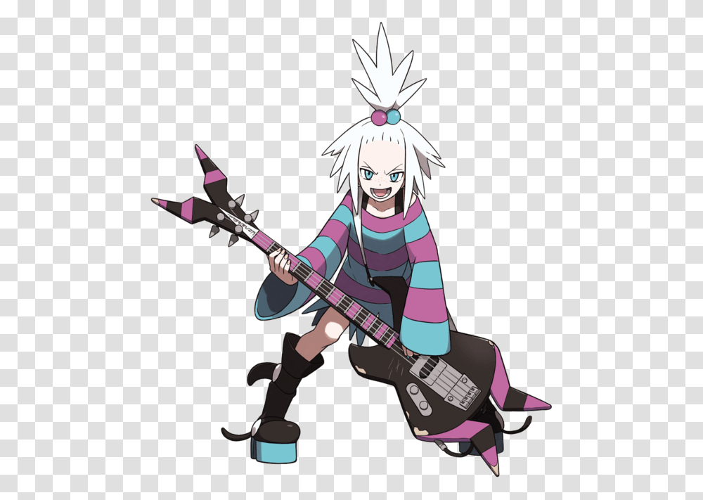 Pokemon Black And White Poison Gym, Guitar, Leisure Activities, Person, Costume Transparent Png
