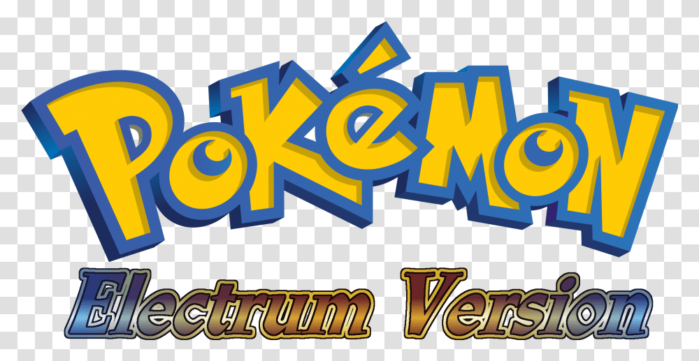 Pokemon Blue Version Logo, Word, Alphabet, Slot Transparent Png