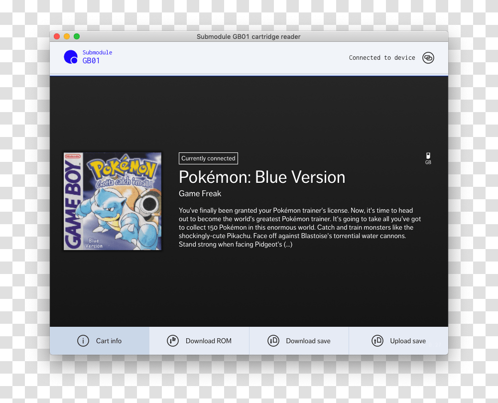 Pokemon Blue Version, File, Webpage Transparent Png