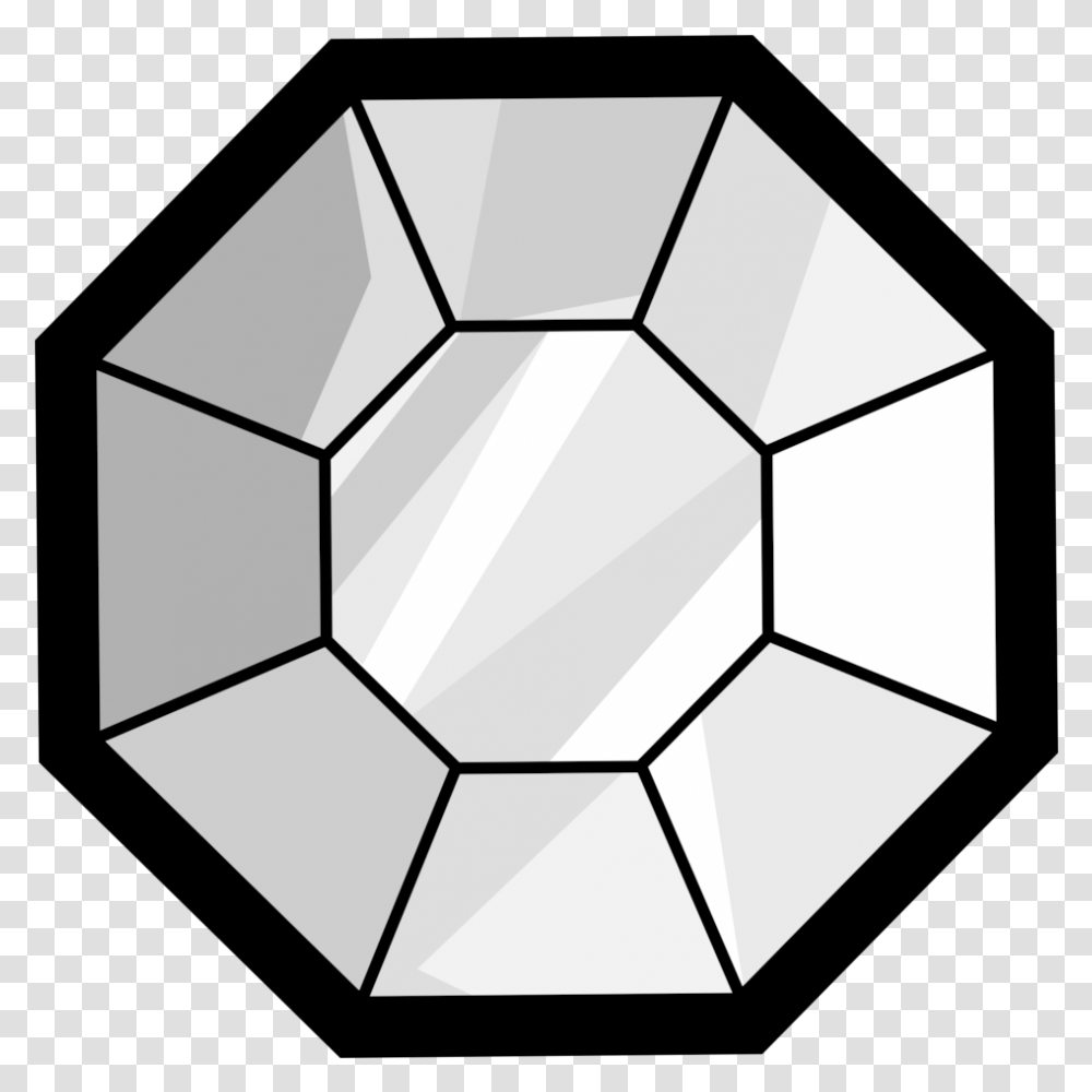 Pokemon Brock Badge Image Cut Diamond, Soccer Ball, Football, Team Sport, Rug Transparent Png