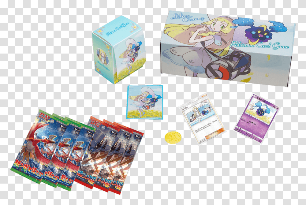 Pokemon Center Original Card Sun Amp Moon Sp Box Lillie, Game, Document, Jigsaw Puzzle Transparent Png