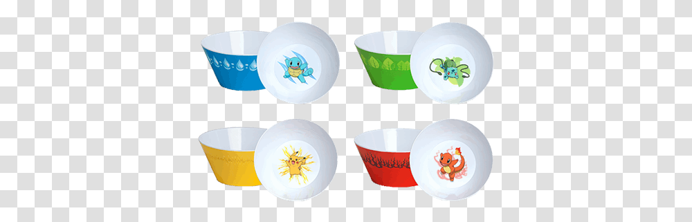 Pokemon Cereal Bowl Set Of 4 Cereal Bowl, Meal, Food, Dish, Mixing Bowl Transparent Png
