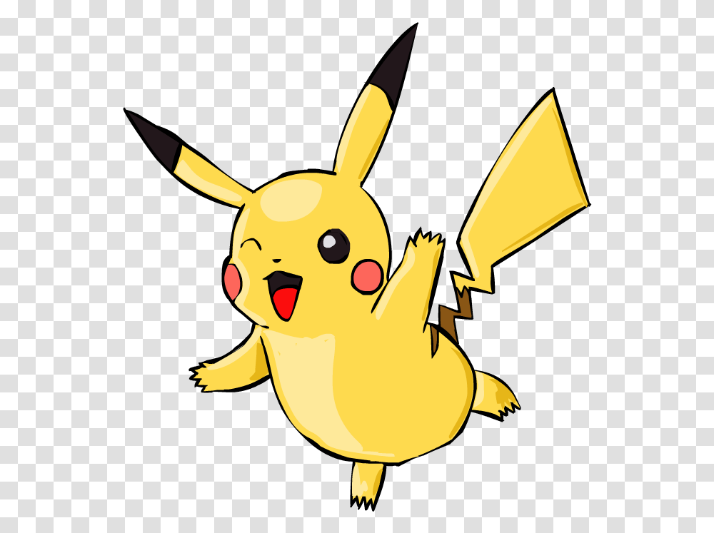 Pokemon Clip Easy Moving Images Of Pikachu Download Pikachu Project Clipart, Animal, Bird, Poultry, Fowl Transparent Png