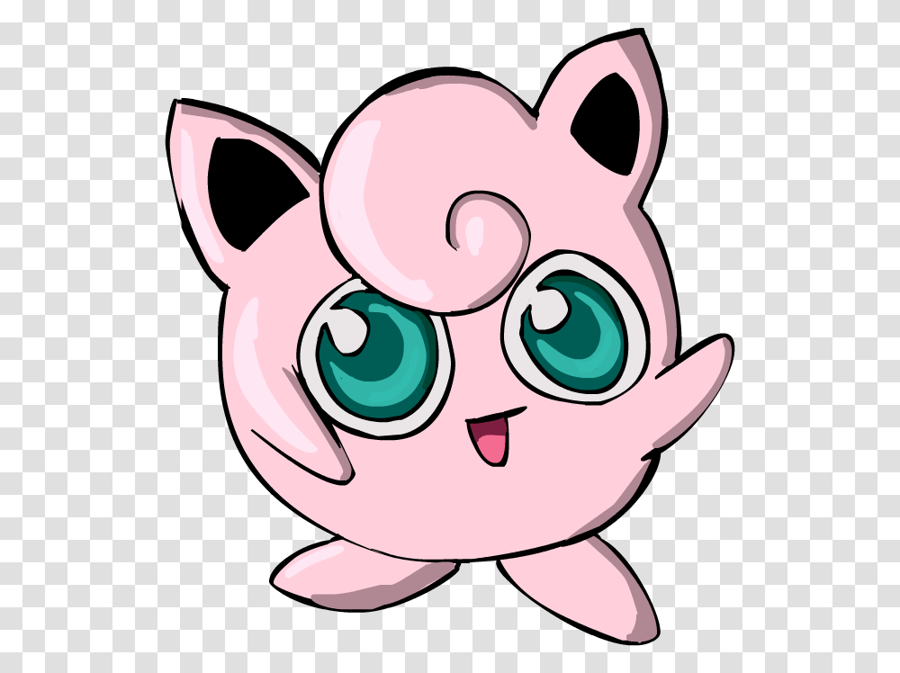 Pokemon Clipart Jigglypuff Picture Jigglypuff From The Back, Piggy Bank, Animal, Mammal, Snout Transparent Png