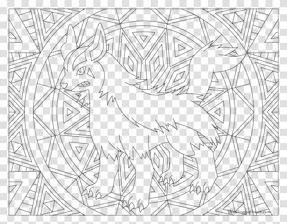 Pokemon Coloring, Gray, World Of Warcraft Transparent Png