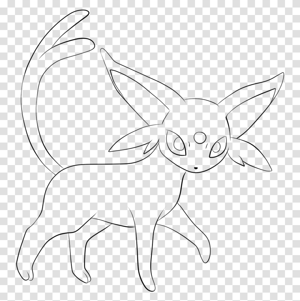 Pokemon Coloring Pages Eevee Evolutions Espeon, Lighting, Outdoors, Gray, Astronomy Transparent Png