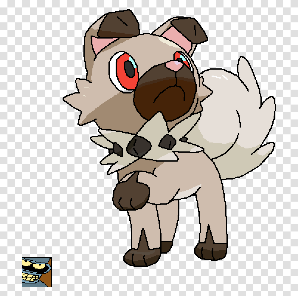 Pokemon Coloring Pages Rockruff, Cupid, Face Transparent Png