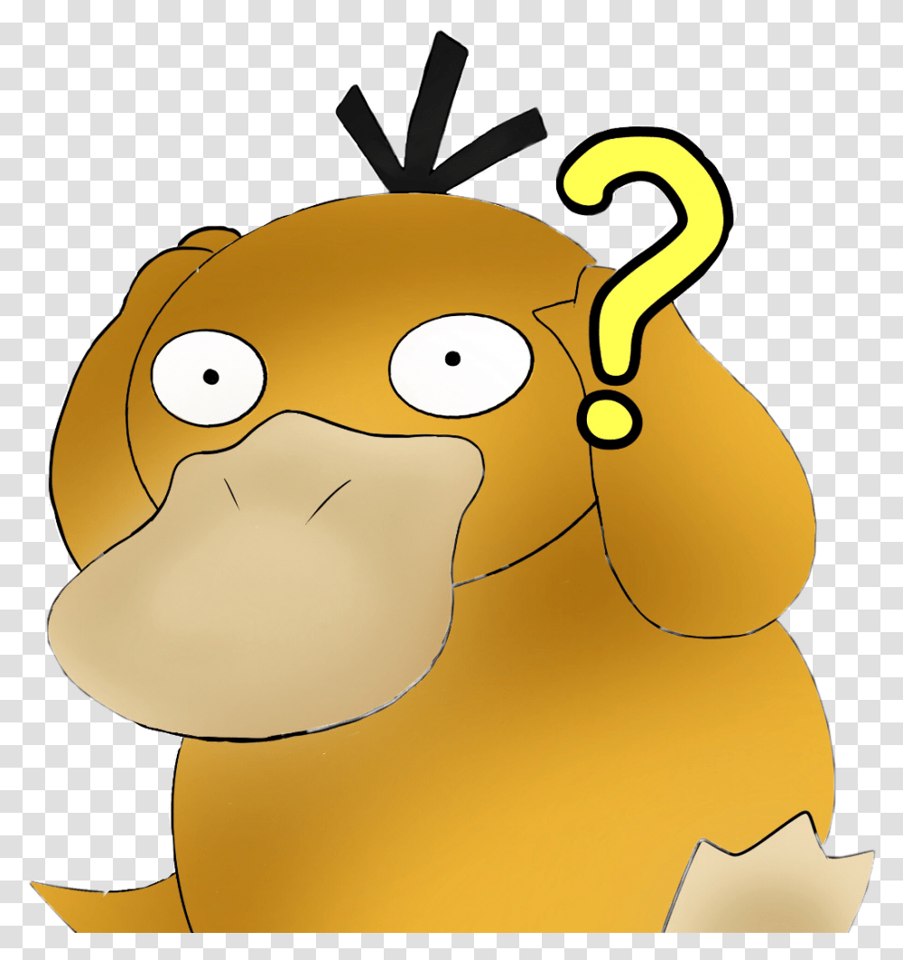 Pokemon Confused Psyduck Drawing Pokemon Confused, Animal, Mammal, Rodent, Beaver Transparent Png