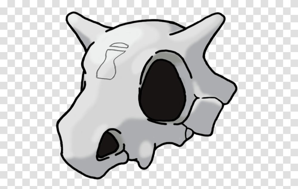 Pokemon Cubone Dead Skull Eek Spoopy Spooky Cat Skull Vector, Mammal, Animal, Bull, Stencil Transparent Png