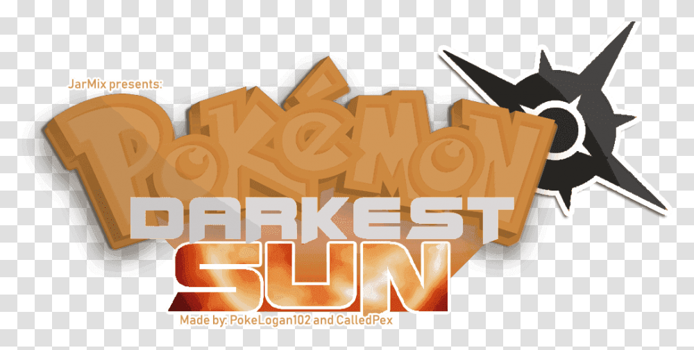 Pokemon Darkest Sun Illustration, Text, Dynamite, Alphabet, Food Transparent Png