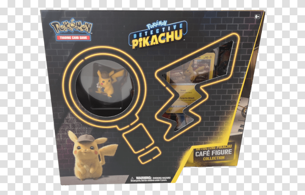 Pokemon Detective Pikachu Cafe Figure Collection Detective Pikachu Figure Collection, Cat, Pet, Mammal, Animal Transparent Png
