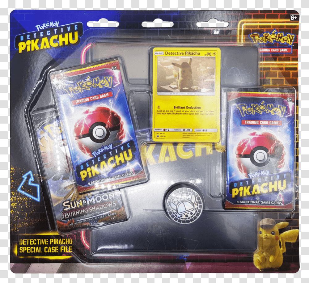 Pokemon Detective Pikachu Card Game, Disk, Dvd, Electronics, Flyer Transparent Png