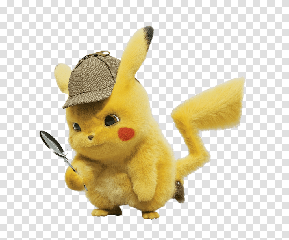 Pokemon Detective Pikachu Movie Hd Pokemon Detective Pikachu, Toy, Plush, Clothing, Hat Transparent Png