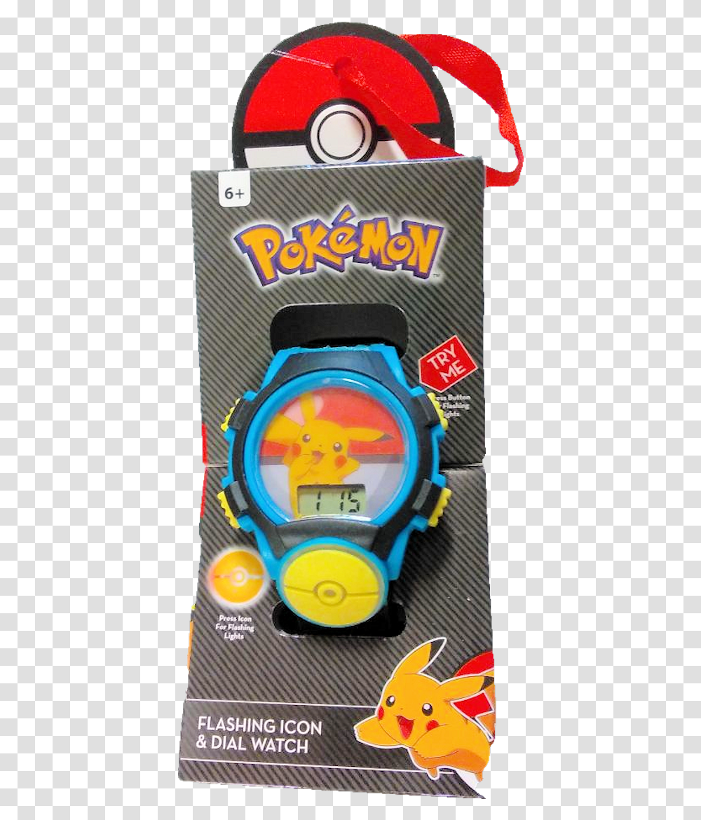 Pokemon, Digital Watch, Wristwatch Transparent Png