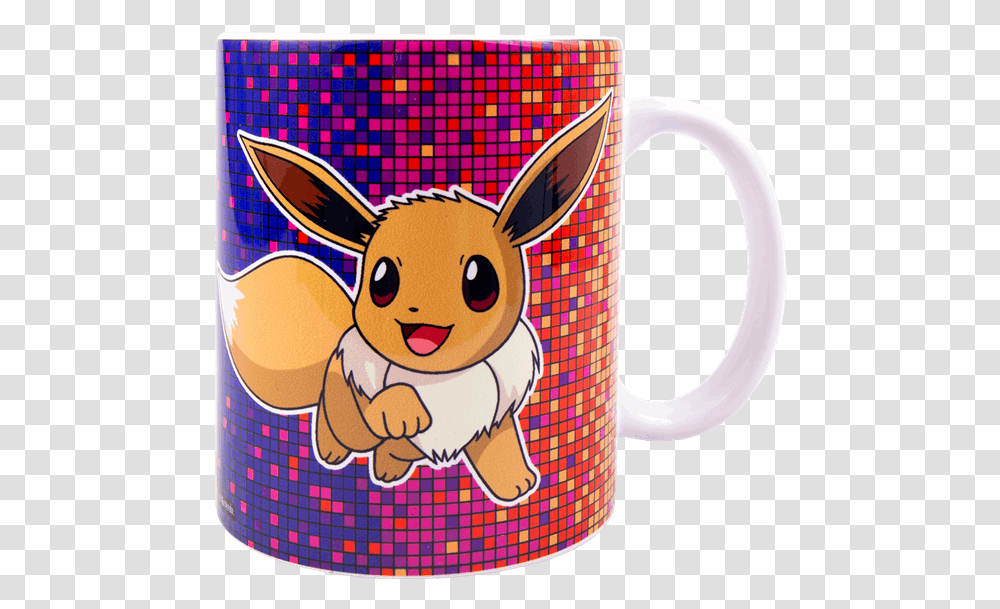Pokemon Eevee Disco Mug Coffee Cup Transparent Png