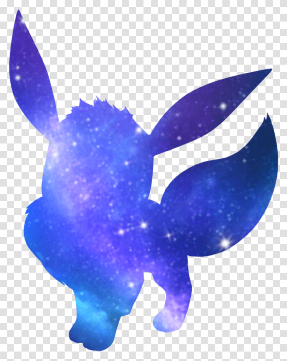 Pokemon Eevee Galaxy Sticker By Emma Fictional Character, Mammal, Animal, Outdoors, Nature Transparent Png