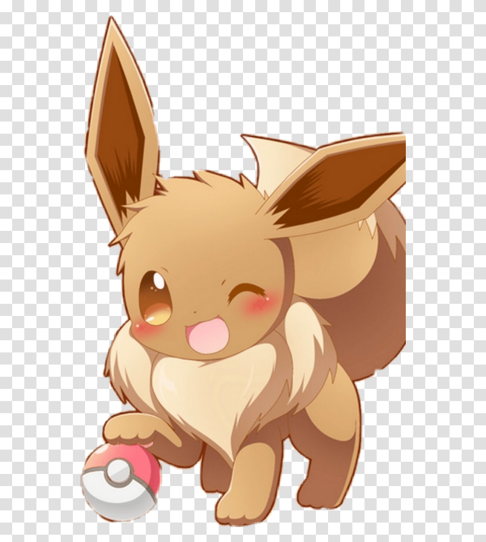 Pokemon Eevee Pokeball Kawaii Cute In 2020 Cute Eevee, Toy, Mammal, Animal, Rodent Transparent Png