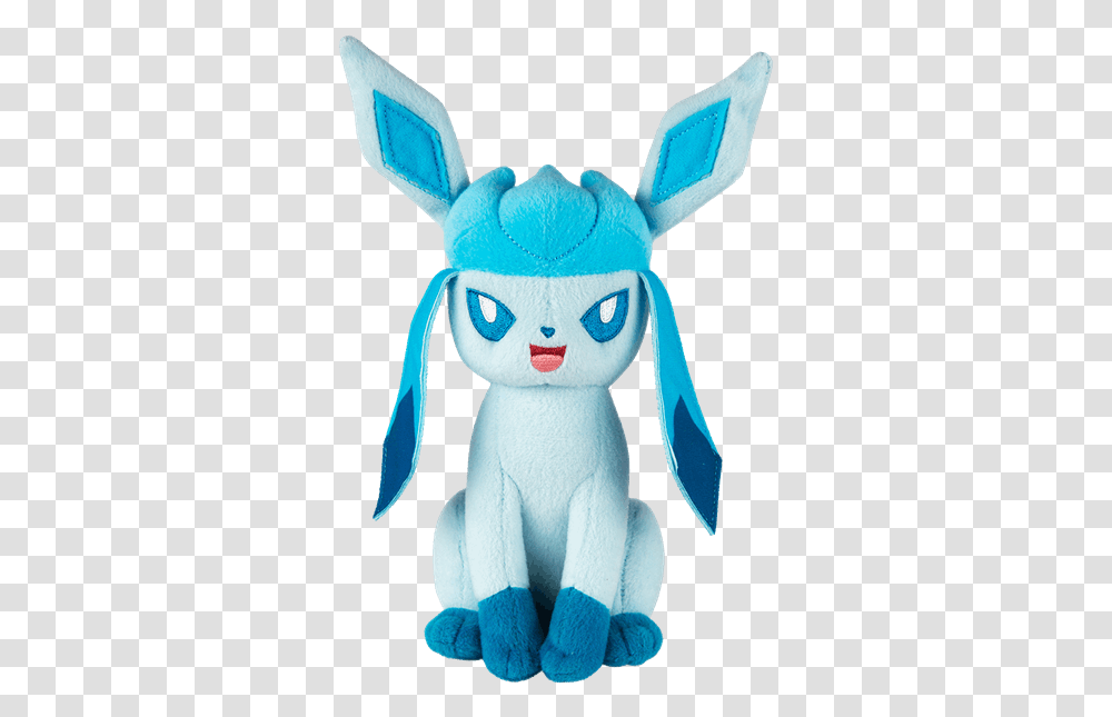 Pokemon Eeveelution Glaceon Plush, Toy, Doll, Figurine Transparent Png