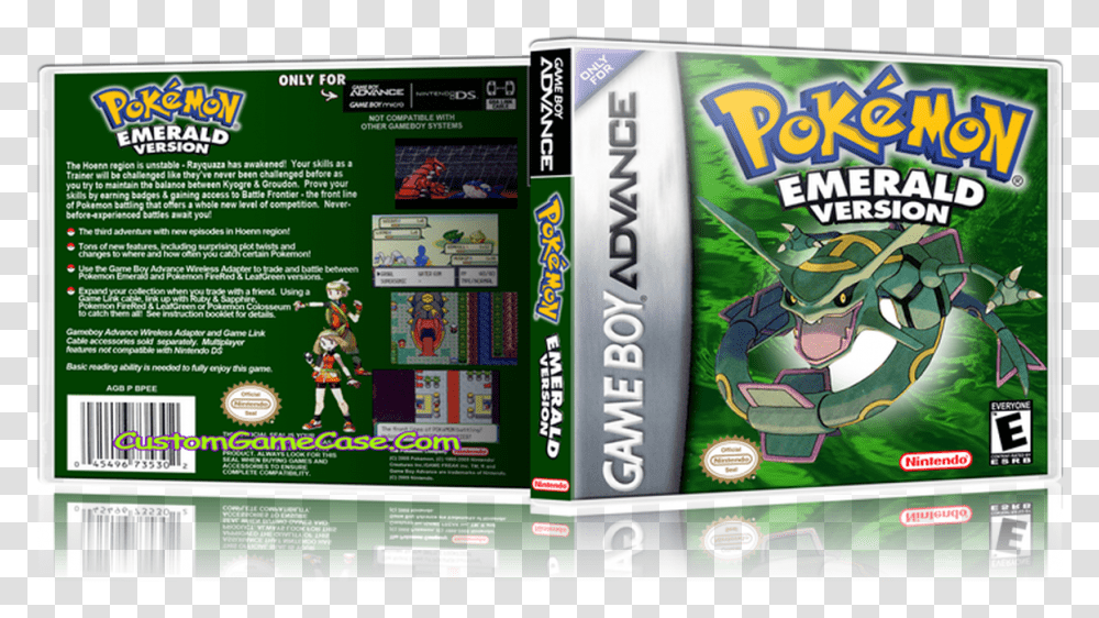 Pokemon Emerald Version Gameboy Advance Gba Empty Custom Pokemon Emerald Background Game Cover, Person, Human, Flyer, Poster Transparent Png
