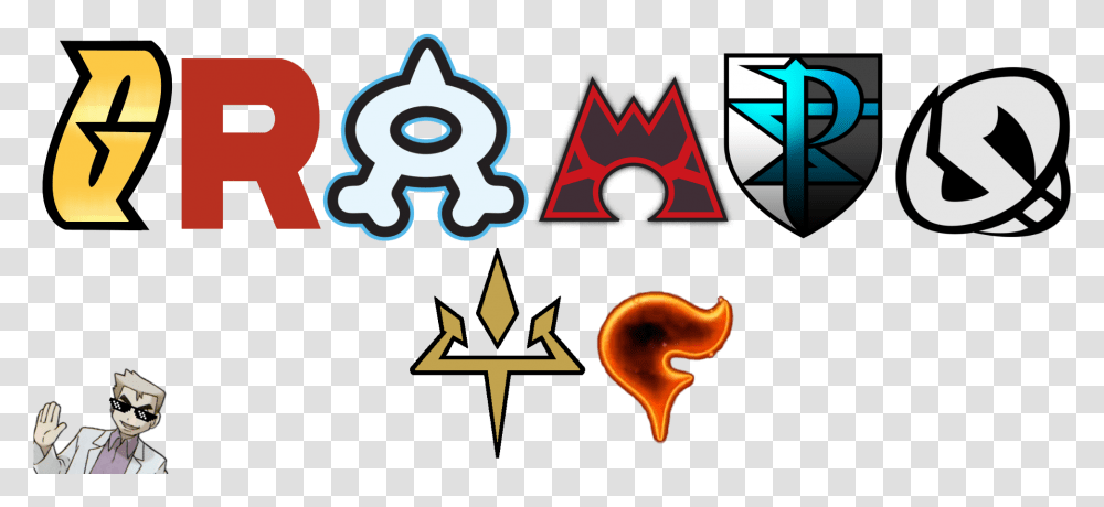 Pokemon Evil Team Logos Magma Logo, Symbol, Star Symbol, Text Transparent Png