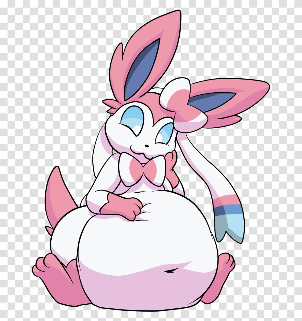 Pokemon Fat Sylveon, Mammal, Animal, Art, Wildlife Transparent Png