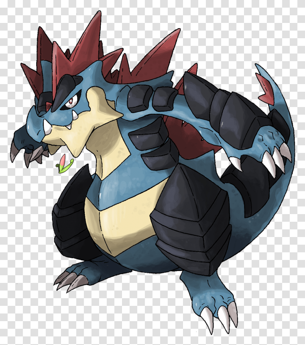 Pokemon Feraligatr Mega Evolution Hd Mega Water Type Pokemon, Dragon Transparent Png