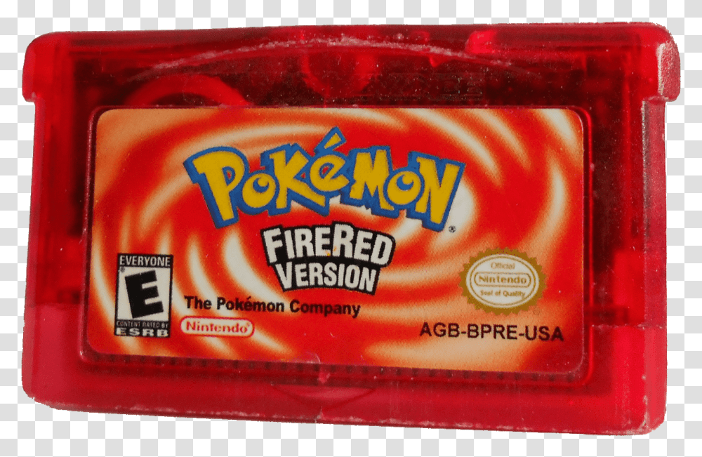 Pokemon Fire Red Cartridge, Ketchup, Food, Gum, Candy Transparent Png