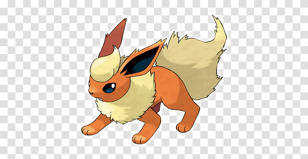 Pokemon Flareon, Animal, Mammal, Rodent, Rabbit Transparent Png